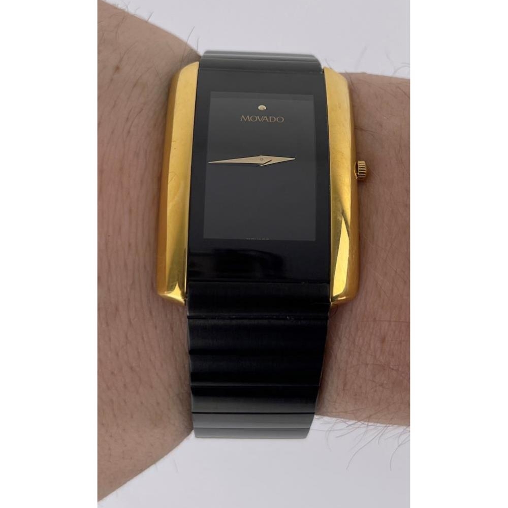 Movado Black and Gold Smartwatch